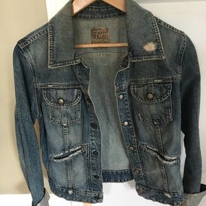 Chip and Pepper distressed jean jacket